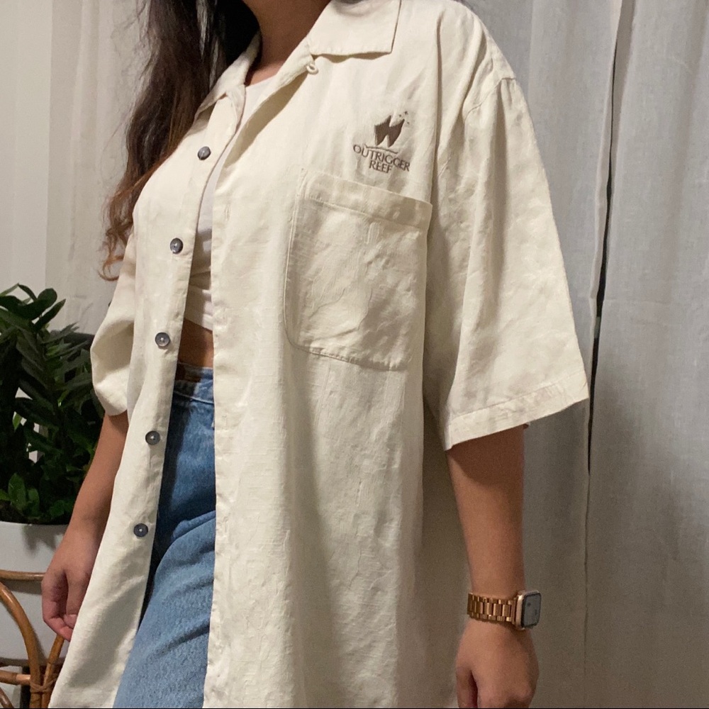 Mens silk shirt